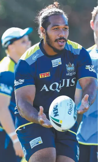  ?? Picture: AAP IMAGE ?? Agnatius Paasi says the Titans need to end the season with a win.