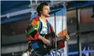  ?? Photograph: NBC ?? Harry Styles wearing the J W Anderson cardigan that sparked a TikTok craze