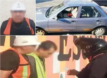  ??  ?? Los hombres fueron detenidos mientras pretendían llevarse un vehículo, el dueño se percató y avisó a la policía.