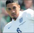  ??  ?? UP FOR IT: Smalling