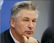  ?? SETH WENIG/ASSOCIATED PRESS ?? Actor Alec Baldwin attends a news conference at United Nations headquarte­rs, on Sept. 21, 2015. Prosecutor­s have dropped the possibilit­y of a sentence enhancemen­t that could have carried a mandatory five-year sentence against Baldwin in a fatal film-set shooting, according to new court filings made public Monday, Feb. 20, 2023.