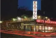  ??  ?? UP YOUR ALLEY
One can enjoy those giant deli sandwiches at New York's Katz's for a fulfilling experience