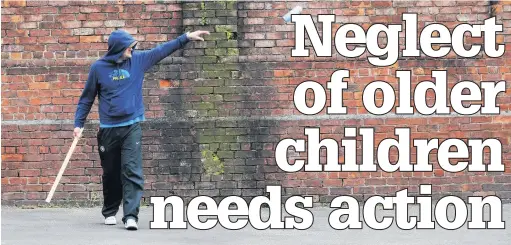  ??  ?? Neglect can lead to crime and gang behaviour, and the Council wants to ensure older children’s needs aren’t overlooked