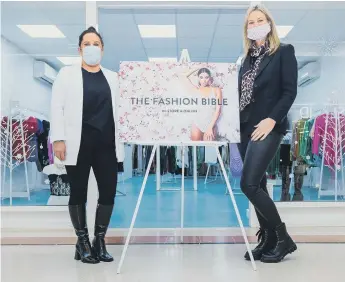  ?? ?? The Fashion Bible director Lisa Fox with centre director Karen Eve.