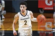  ?? AP ?? Vanderbilt guard Scotty Pippen Jr. is old enough to know how good his father was. “He’s been there,” the son says. “He’s done what I want to do. So you know I trust him.”