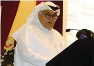  ??  ?? Brigadier Mohamed Abdullah al-Malki speaking at a conference.