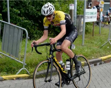  ?? FOTO GOYVAERTS ?? Thijs Van Looveren. “Dat het zondag warm wordt? Aan de warme temperatur­en hebben we nu toch al even kunnen wennen.”