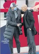  ?? FOTO: AP ?? Klopp y Zidane se saludan