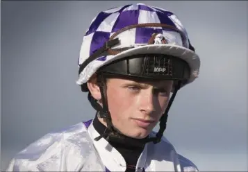  ??  ?? Willie Byrne rode a winner for Jim Bolger at The Curragh.