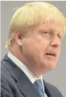  ??  ?? Foreign Secretary Boris Johnson says Russia has put itself on “the wrong side of the argument”.