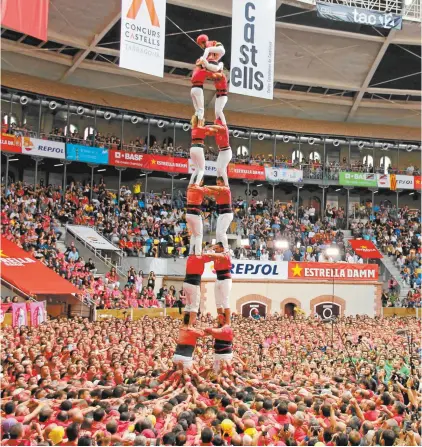  ??  ?? The Concurs de Castells festival in Tarragona, Spain.