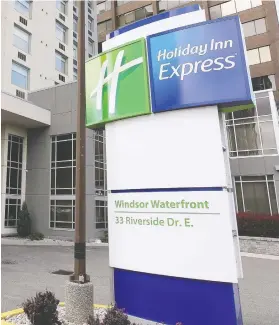  ?? NICK BRANCACCIO ?? City council has agreed to waive $364,000 in taxes for the Holiday Inn Express during the pandemic as the hotel is serving as a temporary hospital residence.