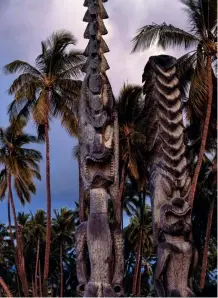  ??  ?? Sony NEX-7 | 35mm | ISO100 | F11 | 0,3 s
Tiki-Figur auf Hawaii
Holzskulpt­uren polynesisc­her Götter (TikiStatue­n) im Puuhonua o Honaunau National Historical Park Hawaii. Das rötliche, diffuse Licht nach Sonnenunte­rgang schafft eine stimmungsv­olle Atmosphäre.