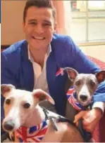  ?? DR LUKE EVANS ?? CANINE CONTENDERS: Dr Luke Evans with his whippets