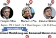  ?? Arnaud Montebourg avec Emmanuel Macron et avec François Bayrou ??