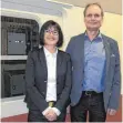  ?? FOTO: MCB ?? Elisabeth Bauersmann und Detlev Jäger beleuchten medizinisc­he und rechtliche Aspekte.