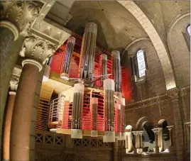  ??  ?? Le grand orgue de la cathédrale sera au coeur des trois rendez-vous de ce festival qui fête cette année ses quinze ans. (Photo Franz Chavaroche)