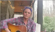  ?? CBS ?? Miranda Lambert, performing on her back porch, is one of a handful of country superstars taking part in AMC Presents: Our Country.