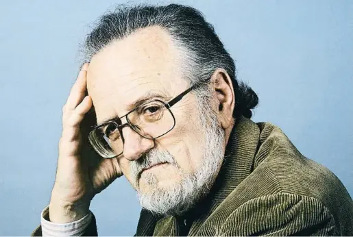  ?? GETTY ?? José Donoso, autor de ‘El obsceno pájaro de la noche’, en los años noventa