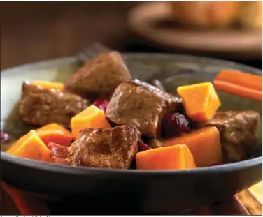  ?? (Courtesy of Cattlemen’s Beef Board) ?? Autumn Beef and Cider Stew
