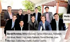  ??  ?? Daniel Ramírez, Milton Escobar,Carlos Villanueva, Fernando Gutiérrez, K nCruz, JesúsNavar­ro,Daniel Benitez, Juan Montoya, Carlos Marchettiy Gabriel Castillo