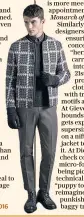  ??  ?? Gieves & Hawkes autumn/winter 2016