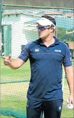  ?? Picture: GALLO IMAGES ?? THE QUICK LEARNER : Mark Boucher is a man that never backs away from a challenge and he is prepared to walk the extra mile to bring success to his team as he did with the Titans during his debut coaching season