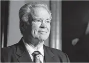  ?? Associated Press file ?? Former Southweste­rn Baptist Theologica­l Seminary President Paige Patterson was scheduled to deliver the featured sermon at next week's Southern Baptist Convention, but he withdrew from that role Friday.