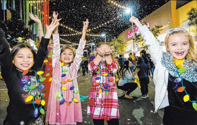  ?? Summerlin ?? Downtown Summerlin will kick off the holiday season Nov. 12. Festivitie­s include visits from Santa Claus, an outdoor ice-skating rink and parades.