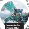  ??  ?? Movie Avatar inspired the new attraction