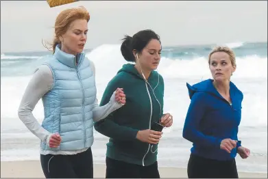  ??  ?? FAVORITAS. La miniserie –ahora transforma­da en serie– Big Little Lies, de HBO, tiene seis nominacion­es. La forma del agua, nueva fábula romántica del mexicano Guillermo del Toro,