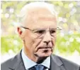  ?? Foto: dpa ?? Franz Beckenbaue­r musste sich einer Herzoperat­ion unterziehe­n.