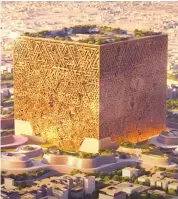  ?? Photos Expo 2030 Riyadh; SCTH; Neom ?? Clockwise from left, Amaala will feature 25 hotels and luxury residences; New Murabba, a mixed-use developmen­t in the north-west of Riyadh; Expo 2030 site in the Saudi capital spans seven square kilometres