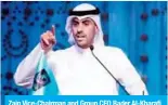  ??  ?? Zain Vice-Chairman and Group CEO Bader Al-Kharafi