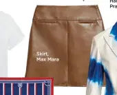  ?? ?? Skirt, Max Mara
Scarf, Balmain