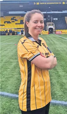  ?? ?? Excited Livingston Women’s new signing Anna Murray