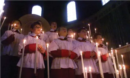  ??  ?? ‘If we’re really going to scrutinise Christmas tunes for their inappropri­ateness in the modern world, where do we stop?’ Photograph: Martin Argles for the Guardian