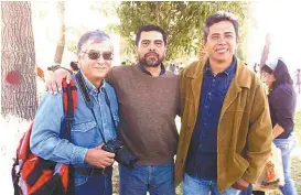  ?? LILIA OVALLE ?? Armando Monsiváis, Eduardo Sanromán y Eduardo Guayo Valenzuela.
