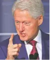  ?? THE ASSOCIATED PRESS ?? In the wake of sexual harassment allegation­s against others, some liberals say it may be time to rethink their defense of former President Bill Clinton.