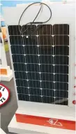  ??  ?? Eza enrichit son offre de production d’électricit­é avec un panneau solaire flexible.