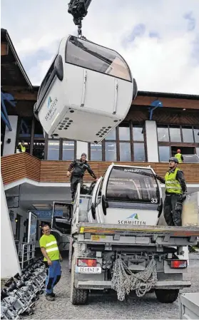  ?? BILD: SN/SCHMITTENH­ÖHEBAHN ?? Die Arbeiten in Zell laufen auf Hochtouren.