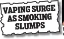  ??  ?? BreathingB more easily: Terry Walker advocates e-cigarettes.e Inset: The Mail earlier this month