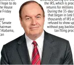  ??  ?? Sen. Richard Shelby, R-ala. (Washington Post photo/ Jahi Chikwendiu)