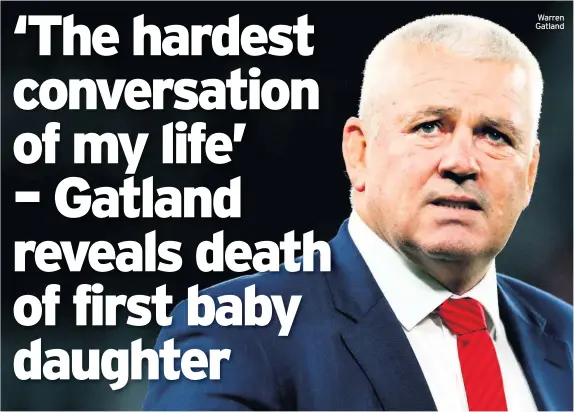  ??  ?? Warren Gatland