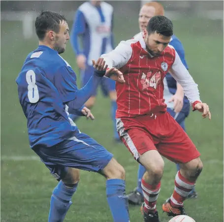  ??  ?? Silksworth CW moved into the Durham Trophy semi-finals at the expense of Hartlepool FC.