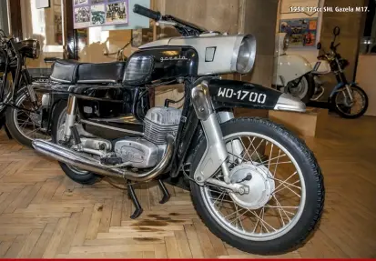  ??  ?? 1958 175cc SHL Gazela M17.