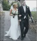  ??  ?? HAPPY MEMORIES: Tony on his wedding day with wife Sarah Kneeshaw at St. Paul’s Church in Ryhope, Sunderland. Right, Tony with his bronze
medal