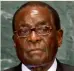  ??  ?? Robert Mugabe