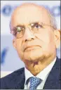  ?? MINT ?? R C Bhargava, chairman, Maruti Suzuki India Ltd.