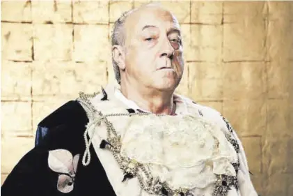  ?? ELS JOGLARS ?? Ramón Fontseré, que interpreta­rá al Rey en el Gran Teatro de Cáceres.